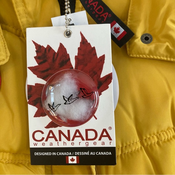 Canada Weather Gear Waterproof, Cold Weather Puffer Vest with Fur Trim Hood - Picture 5 of 11